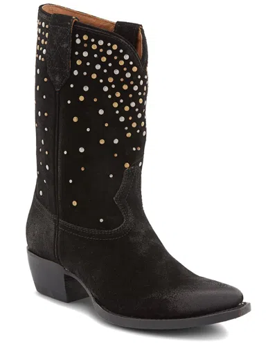 FRYE FRYE SACHA MID STUD SUEDE BOOT