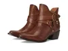 Frye Sacha Strap Bootie In Brown