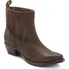 Frye Sacha Western Chelsea Boot In Brown