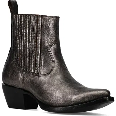 Frye Sacha Western Chelsea Boot In Black