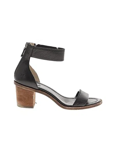 Pre-owned Frye Sandals In Black