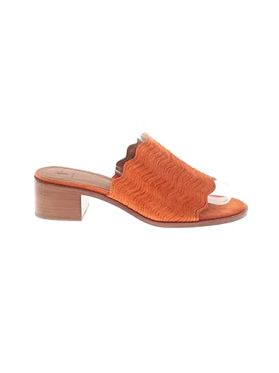 Pre-owned Frye Sandals In Orange