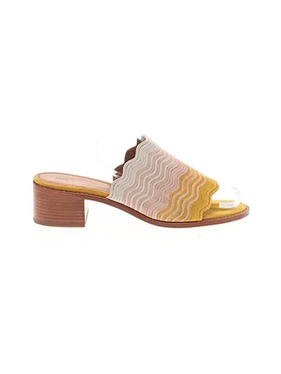 Pre-owned Frye Sandals In Yellow