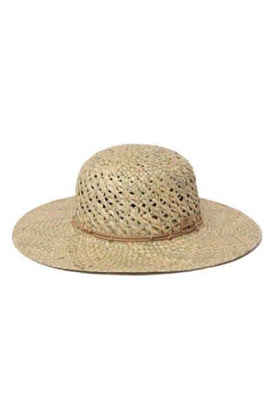 Frye Seagrass Straw Floppy Sun Hat In Neutral