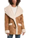 Frye Shawl Jacket In Brown