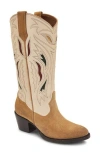 Frye Shelby Deco Stitch Western Boot In Multi