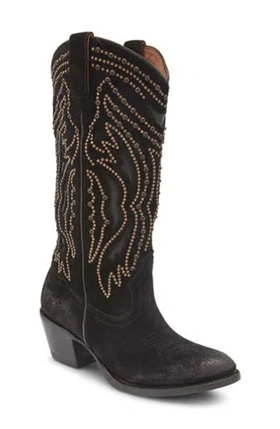 FRYE FRYE SHELBY STUDDED WESTERN BOOT