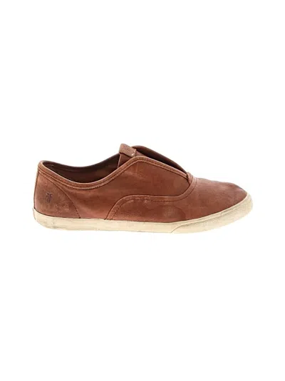 Pre-owned Frye Sneakers In Brown