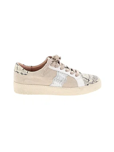 Pre-owned Frye Sneakers In Ivory