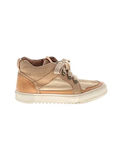 Pre-owned Frye Sneakers In Tan