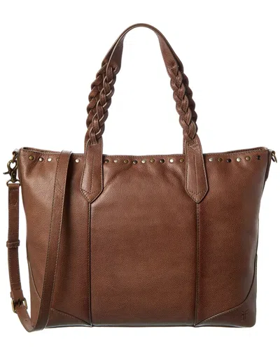 Frye Soraya Leather Tote In Brown