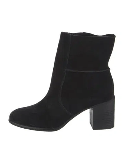 Pre-owned Frye Suede Boots In Black
