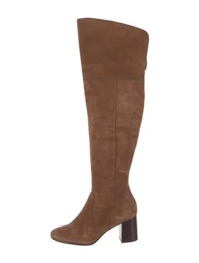 Pre-owned Frye Suede Boots In Brown