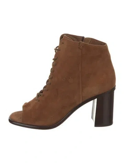 Pre-owned Frye Suede Boots In Brown