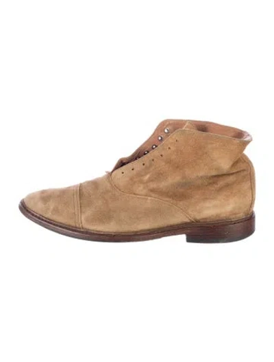 Pre-owned Frye Suede Boots In Brown