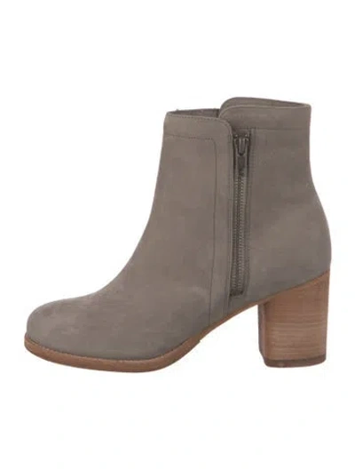 Pre-owned Frye Suede Boots In Gray