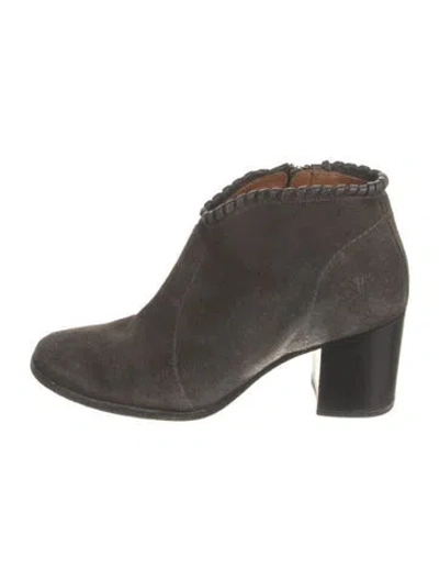 Pre-owned Frye Suede Boots In Gray