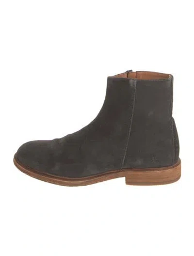 Pre-owned Frye Suede Boots In Gray