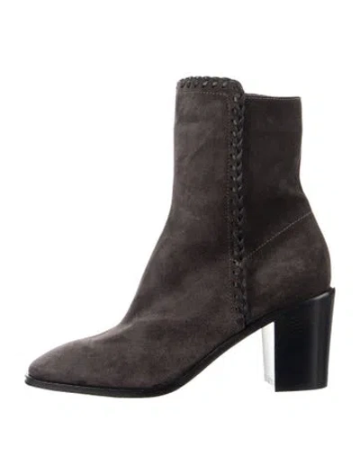 Pre-owned Frye Suede Boots In Grey