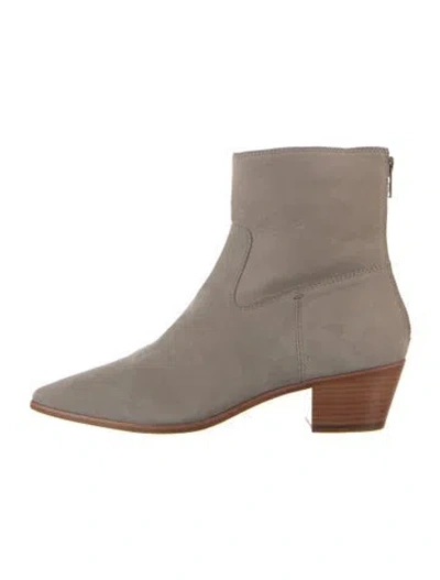 Pre-owned Frye Suede Boots In Grey/neutrals