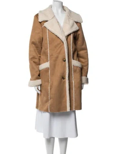 Pre-owned Frye Suede Jacket In Neutrals