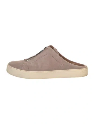 Pre-owned Frye Suede Mules In Pink