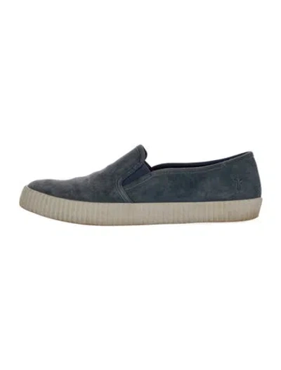 Pre-owned Frye Suede Sneakers In Blue