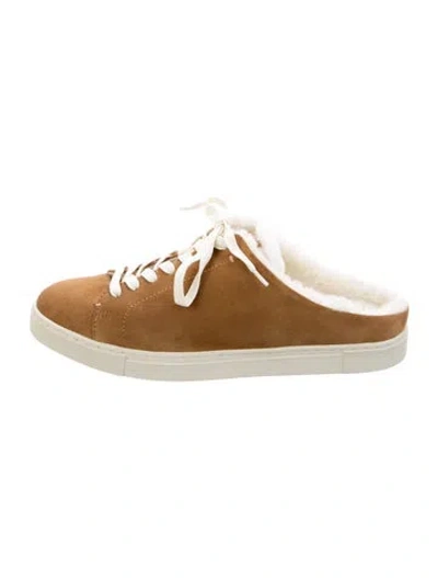 Pre-owned Frye Suede Sneakers In Brown