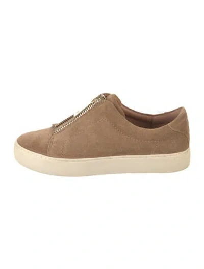Pre-owned Frye Suede Sneakers In Brown
