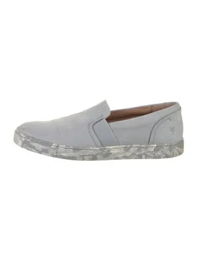 Pre-owned Frye Suede Sneakers In Gray