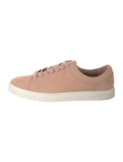 Pre-owned Frye Suede Sneakers In Pink