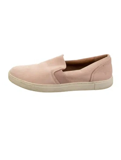 Pre-owned Frye Suede Sneakers In Pink
