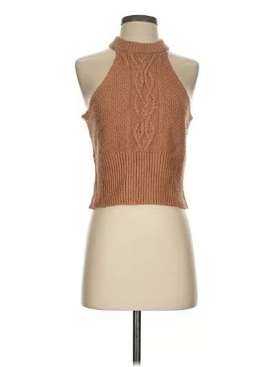 Pre-owned Frye Sweater Vest In Brown