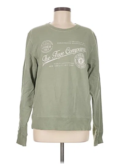 Pre-owned Frye Sweatshirt In Green