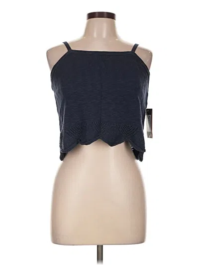 Frye Tank Top Blue Halter Neckline Tops