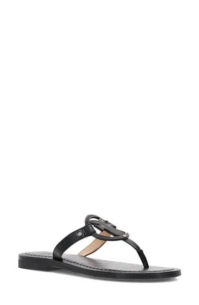 Frye Taylor Logo Sandal In Black