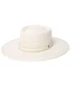 Frye Telescope Crown Wool Fedora In White