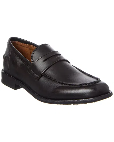 Frye Tyler Leather Penny Loafer In Black