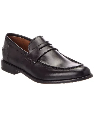 Frye Tyler Leather Penny Loafer In Black