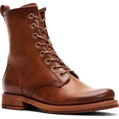 Frye Veronica Combat Boot In Caramel
