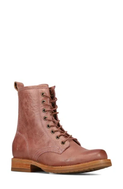 Frye Veronica Flex Combat Boot In Pink