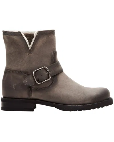 Frye Veronica Leather Boot In Grey