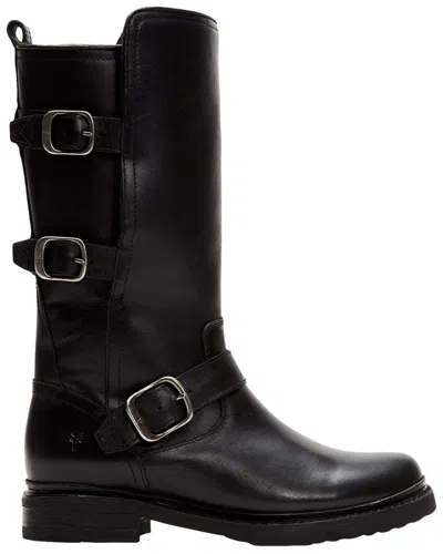 Frye Veronica Leather Boot In Black