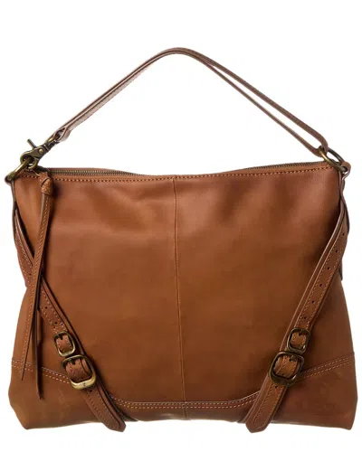Frye Veronica Leather Coho In Brown