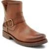 Frye Veronica Bootie In Bronze - Renice Leather