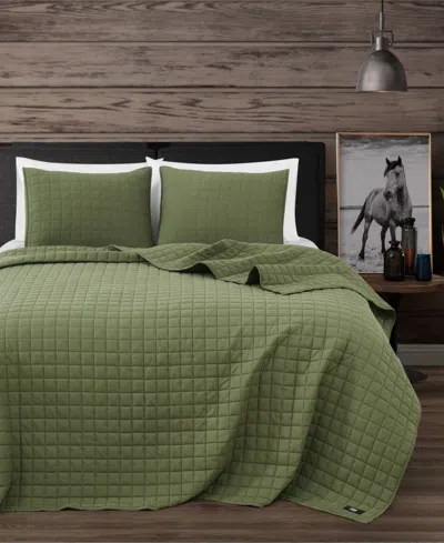 Frye Vintage Washed Cotton 3-pc. Quilt Set, King In Multi