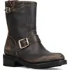 Frye Viv Short Engineer Boot In Black