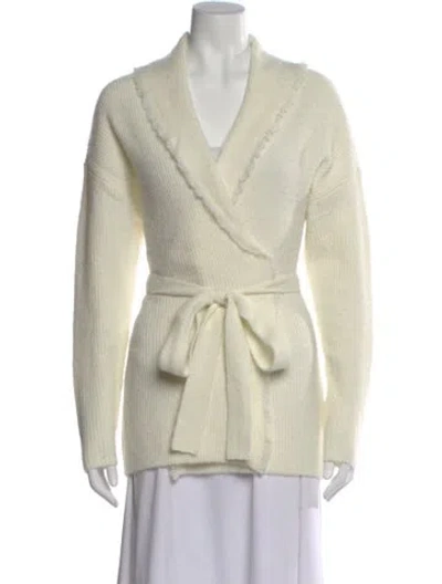 Pre-owned Frye V-neck Sweater In Neutral