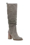 Frye Alex Softy Slouch Knee High Boot In Blue