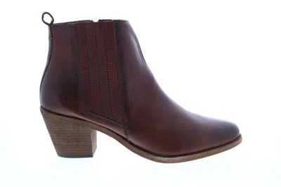 Frye Women's Alton Chelsea Ankle Boot In Cognac Brown
